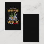 Carte De Visite Le mari d'une femme au campement (Devant / Derrière)