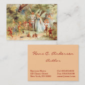 Carte De Visite Le mariage de Thumbelina dans la forêt (Devant / Derrière)