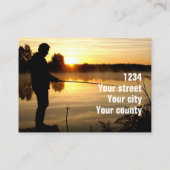 Carte De Visite Le matin du pêcheur (Dos)