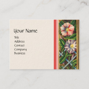 CARTE DE VISITE LE MATIN GLORIES, PANIER DE JARDIN, MÉNAGE, JARDIN