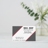 Carte De Visite Le ménage, le ménage, le ménage, etc. (Debout devant)