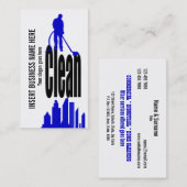 Carte De Visite Le message publicitaire industriel de service de (Devant / Derrière)