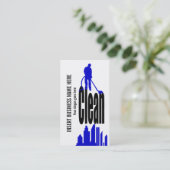 Carte De Visite Le message publicitaire industriel de service de (Debout devant)