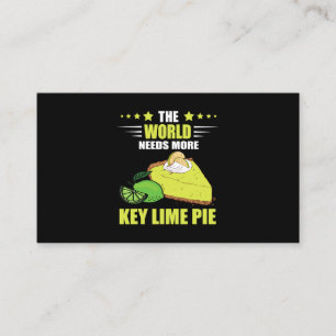 Carte De Visite Le Monde A Besoin De Plus De Citron Pie À Dessert 