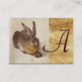 Carte De Visite LE MONogramme DU RABBIT ( Jeune Lièvre ) (Dos)