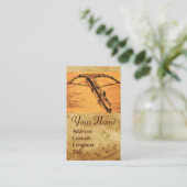 CARTE DE VISITE LE MONOGRAMME GÉANT DU CROSSBOW (Debout devant)