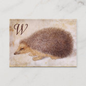 Carte De Visite LE MONogramme HEDGEHOG (Dos)