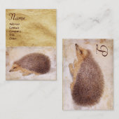 Carte De Visite LE MONogramme HEDGEHOG (Devant / Derrière)
