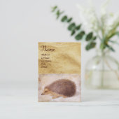 Carte De Visite LE MONogramme HEDGEHOG (Debout devant)