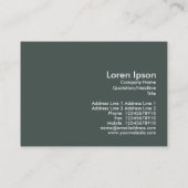 Carte De Visite Le musée, mini photo (Dos)