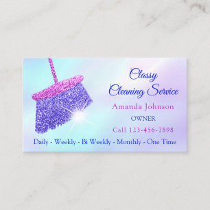 Carte De Visite Le nettoyage chic entretient les parties
