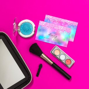 Carte De Visite Le nom de l'Eyebrow maquillage lâche les gouttes 