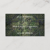 Carte De Visite Le nouage celtique Saint-Patrick's Day (Dos)