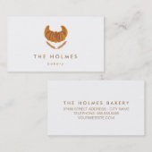 Carte De Visite Le pain de croissant (Devant / Derrière)