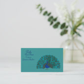 Carte De Visite Le paon (Debout devant)