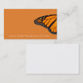 Carte De Visite Le papillon de monarque s'envole le modèle de (Devant / Derrière)