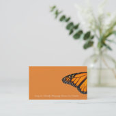 Carte De Visite Le papillon de monarque s'envole le modèle de (Debout devant)