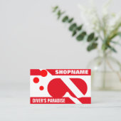 CARTE DE VISITE LE PARADIS DE LA PLONGÉE (Debout devant)