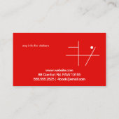 CARTE DE VISITE LE PARADIS DE LA PLONGÉE (Dos)