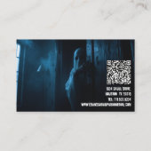 Carte De Visite Le Paranormal Enquêteur Haunted Ghost (Dos)