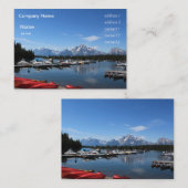 Carte De Visite Le Parc national de Grand Teton (Devant / Derrière)