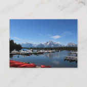 Carte De Visite Le Parc national de Grand Teton (Dos)