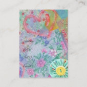 Carte De Visite Le pays des merveilles de tissu (Dos)