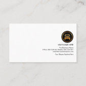 Carte De Visite Le PDG fondateur de Blue Global Box Stripes (Dos)