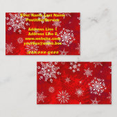 Carte De Visite Le père noël (Devant / Derrière)