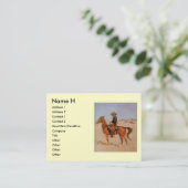 Carte De Visite Le perforateur de Frederic Remington (1895) (Debout devant)