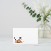 Carte De Visite Le personnage handman de la boîte de dialogue (Debout devant)