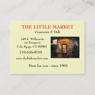 Carte De Visite Le petit marché
