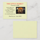 Carte De Visite Le petit marché (Devant / Derrière)