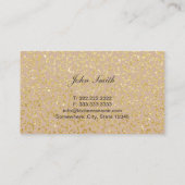 Carte De Visite Le piano de musique verrouille le musical (Dos)