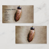 Carte De Visite Le pied de lapin chanceux Brown (Devant / Derrière)