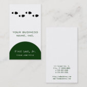 Carte De Visite Le pied fait un pas [quatre] (Devant / Derrière)