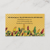 Carte De Visite le piment fort hippie de griffonnage poivre la (Dos)