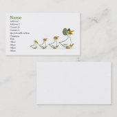 Carte De Visite Le plus jeune est toujours les fauteurs de (Devant / Derrière)