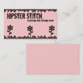 Carte De Visite Le point fait sur commande de croix de couleur (Devant / Derrière)