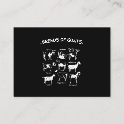 Carte De Visite Le poison de Breeds (Devant)