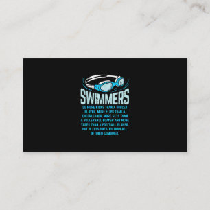 Carte De Visite Le Poison de Swimming Lover