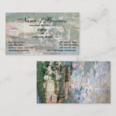 Carte De Visite Le Port, Nice par Berthe Morisot (Devant / Derrière)