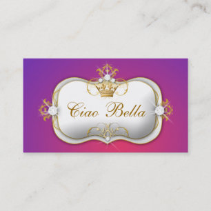 Carte De Visite Le pourpre de 311 Ciao Bella se fanent