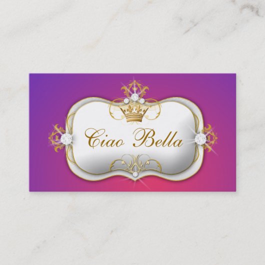 Carte De Visite Le pourpre de 311 Ciao Bella se fanent (Devant)