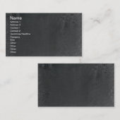 Carte De Visite Le poussier (Devant / Derrière)