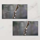 Carte De Visite Le printemps arrive (Devant / Derrière)