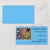 Carte De Visite Le professeur sait le meilleur (Devant / Derrière)