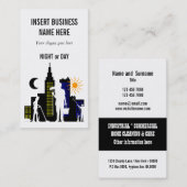 Carte De Visite Le professionnel de service de nettoyage (Devant / Derrière)