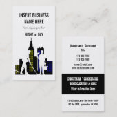 Carte De Visite Le professionnel de service de nettoyage (Devant / Derrière)