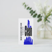 Carte De Visite Le professionnel de service de nettoyage (Debout devant)